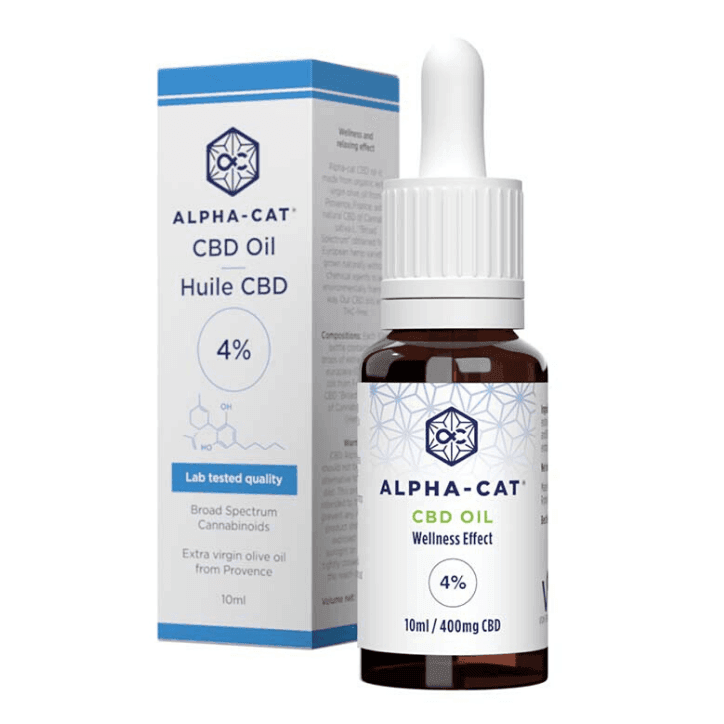 CBD масло 400 mg пълен спектър – 10 ml – Alpha CAT