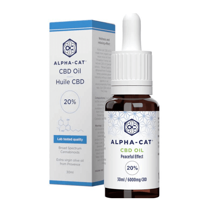 CBD конопено масло 20% - 6000 mg - Alpha CAT