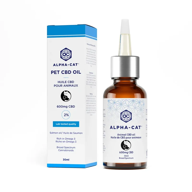 CBD масло за кучета - 6000 mg - 30 ml - Alpha CAT