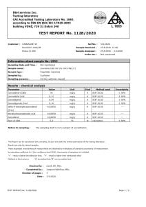 Сертификат Cannaline CBD масло 5%