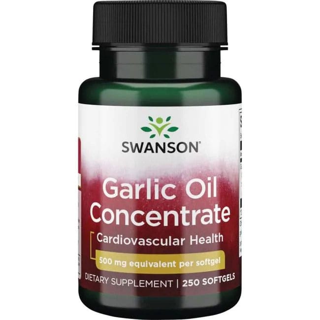 Масло от чесън на капсули 500 mg - 250бр - Swanson