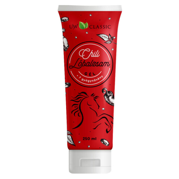 Мехлем от люти чушки - конски крем-гел за стави 250ml - Uw Classics
